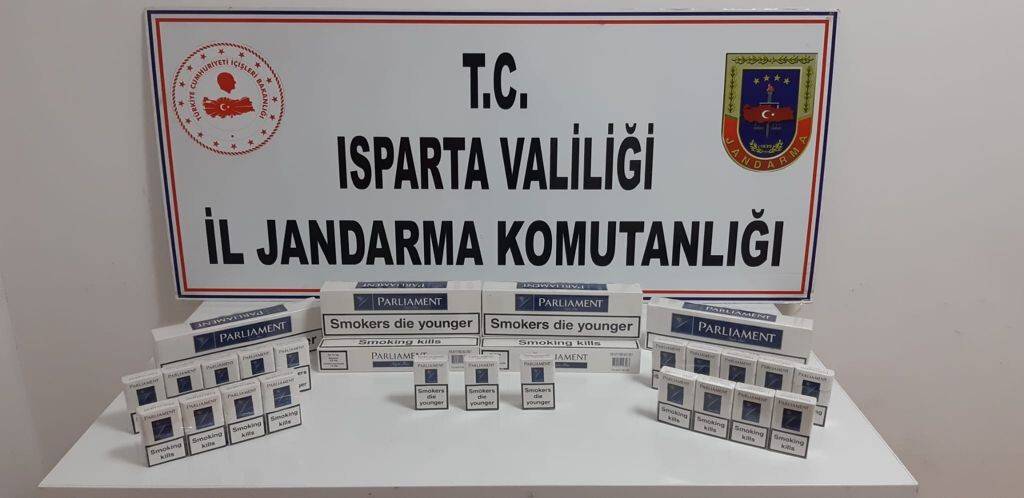 Jandarmadan kaçak sigara operasyonu