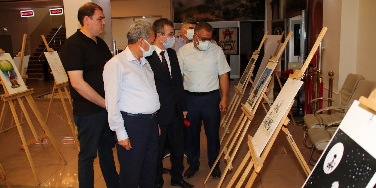 62. Uluslararası Nasreddin Hoca Şenlikleri kapsamında açılan sergiler dikkati çekiyor