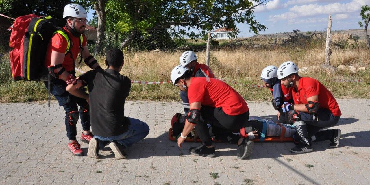 UMKE tarafından yapılan tatbikat gerçeğini aratmadı