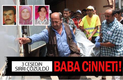 Karısını ve kızını öldürdü