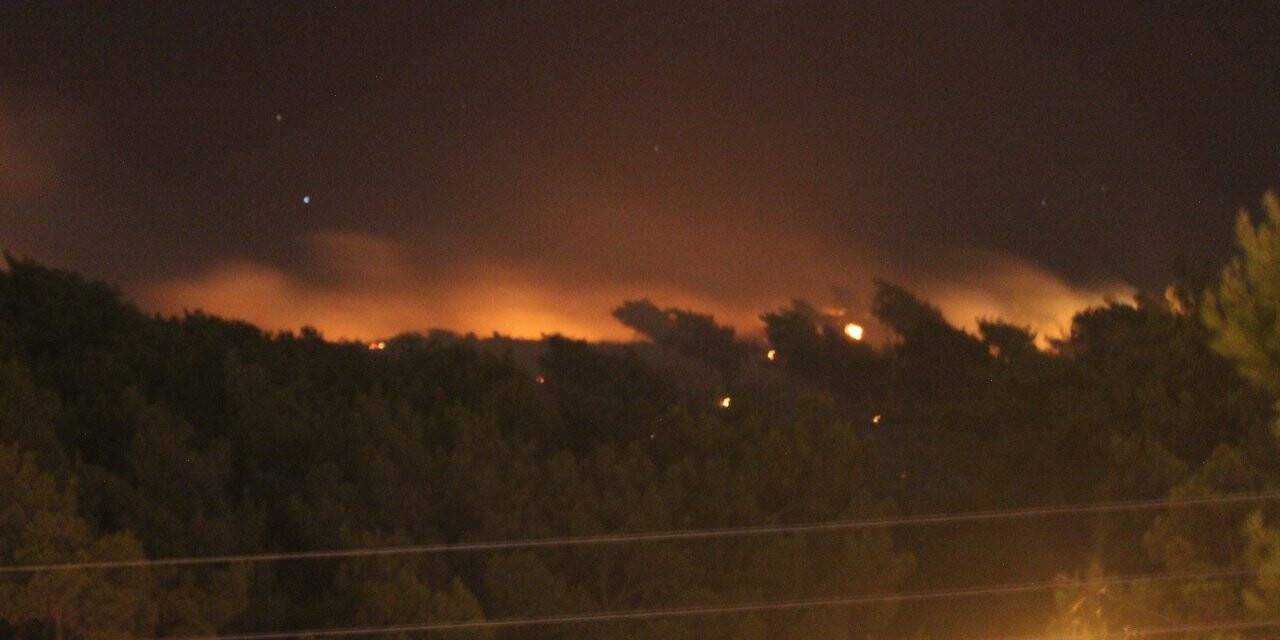 Hatay’da orman yangını