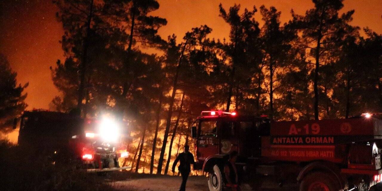 Mersin’de orman yangını