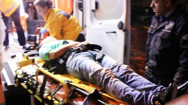 Darp Edilen Kadın Hastaneye Kaldırıldı