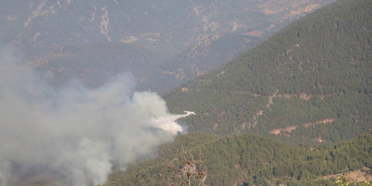 Mersin’deki orman yangını devam ediyor