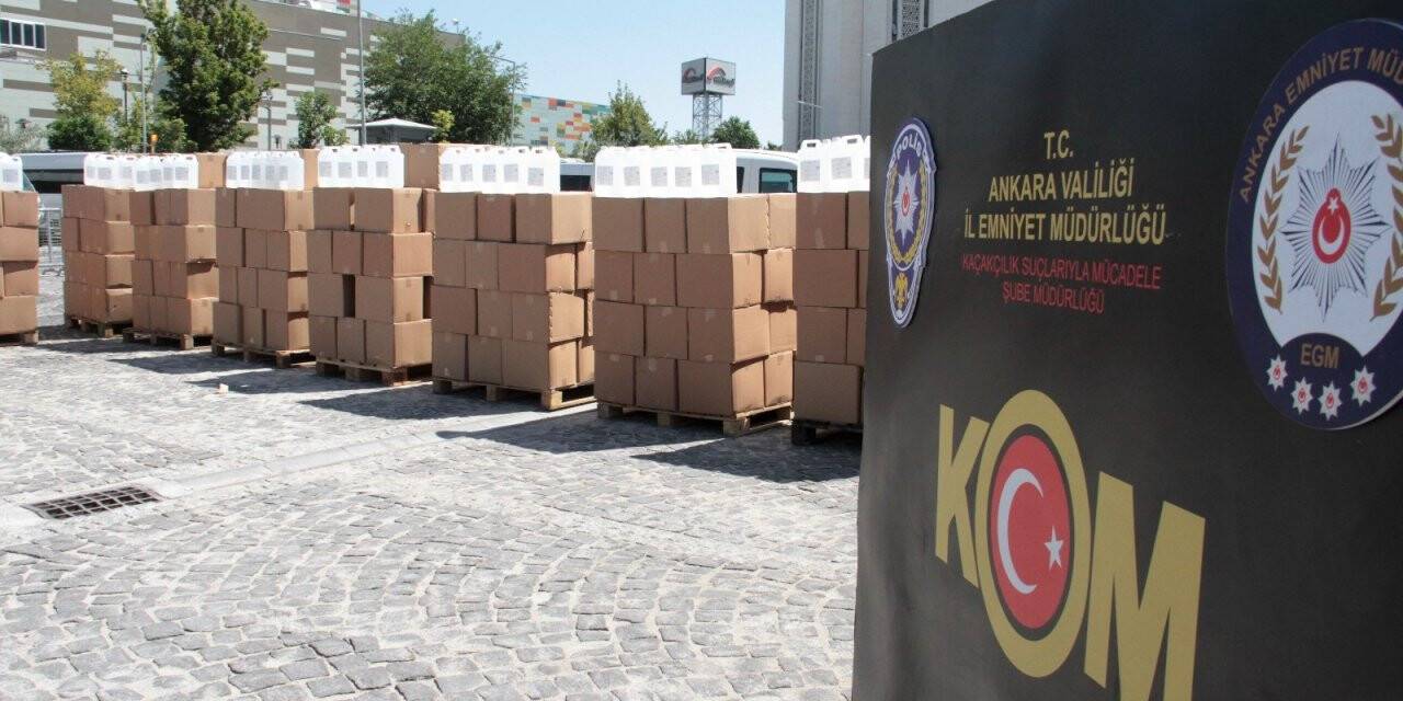 Bayram öncesi sahte alkol operasyonu: 12 bin litre kaçak etil alkol ele geçirildi