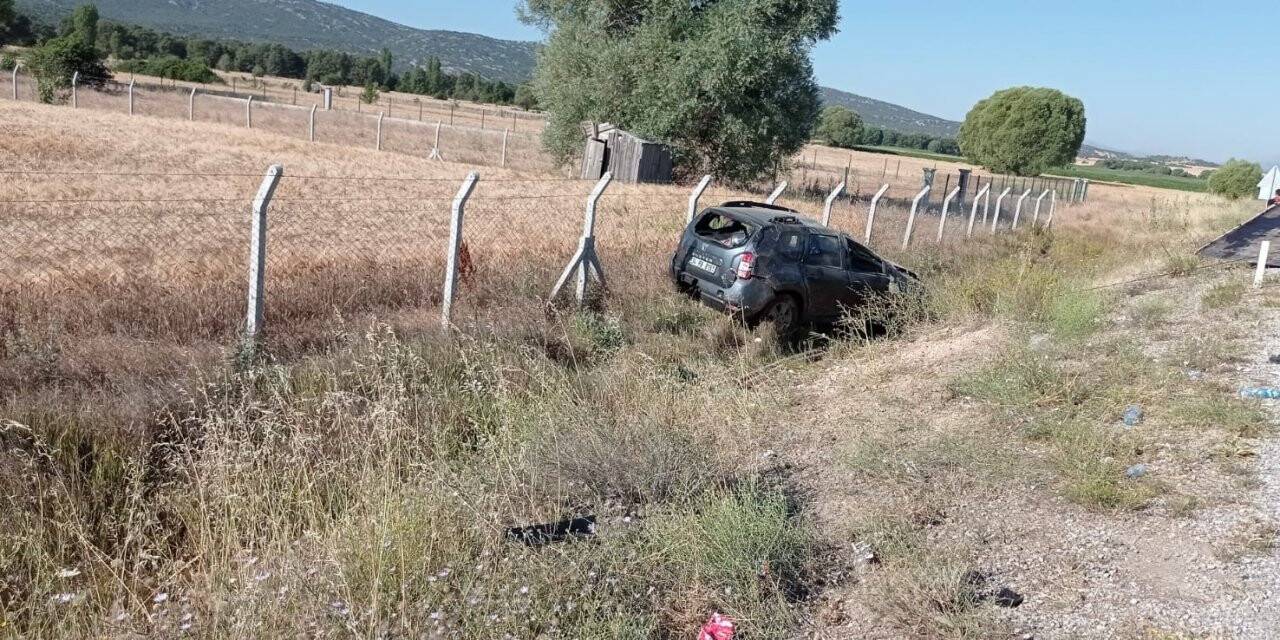 Konya’da kaza! Kontrolden çıkan cip takla attı