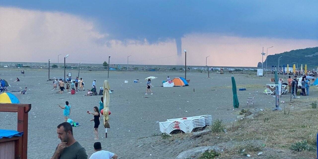Zonguldak’ta hortum paniği