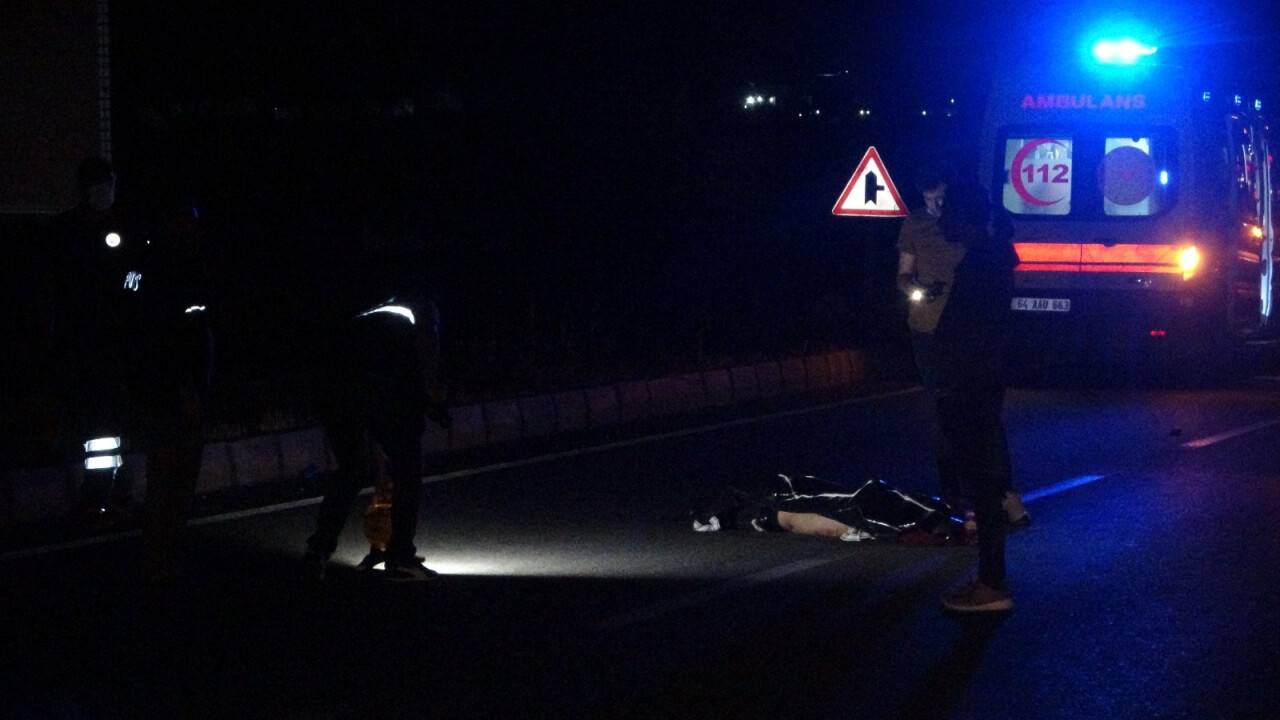Uşak’ta trafik kazası: 1 ölü