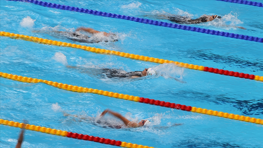 Olimpiyatlarda yüzmede 4 kategoride madalyalar sahibini buldu