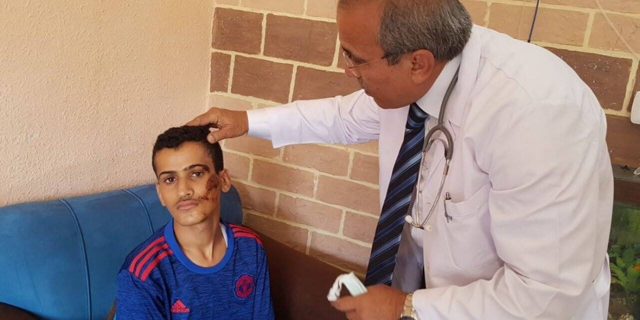 Filistinli gençlerin cesareti Türkmen doktorları duygulandırdı