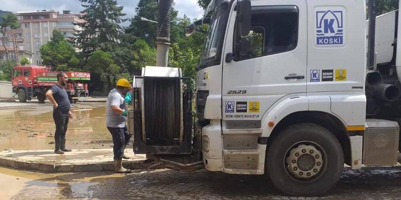 Konya Büyükşehir Belediyesi’nden Sel Bölgesine Teknik Destek