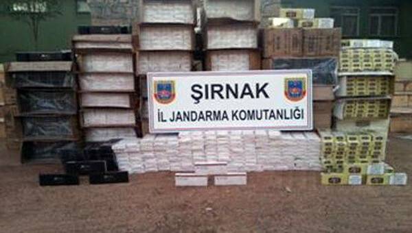 Şırnak'ta kaçakçılara büyük darbe