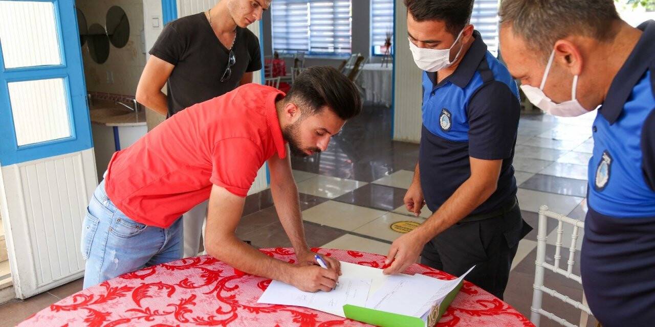 Meram Zabıta’dan düğün salonlarına gürültü uyarısı