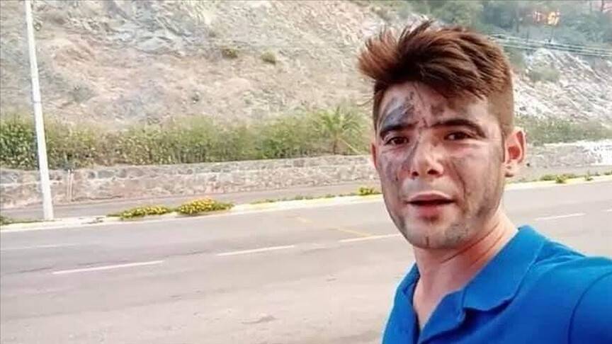 Marmaris'teki yangında su taşırken ölen kahraman gencin son görüntüleri (TIKLAİZLE)