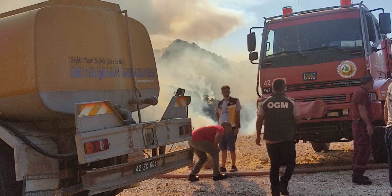 Seydişehir Belediyesi'nden Antalya'daki yangın söndürme çalışmalarına destek