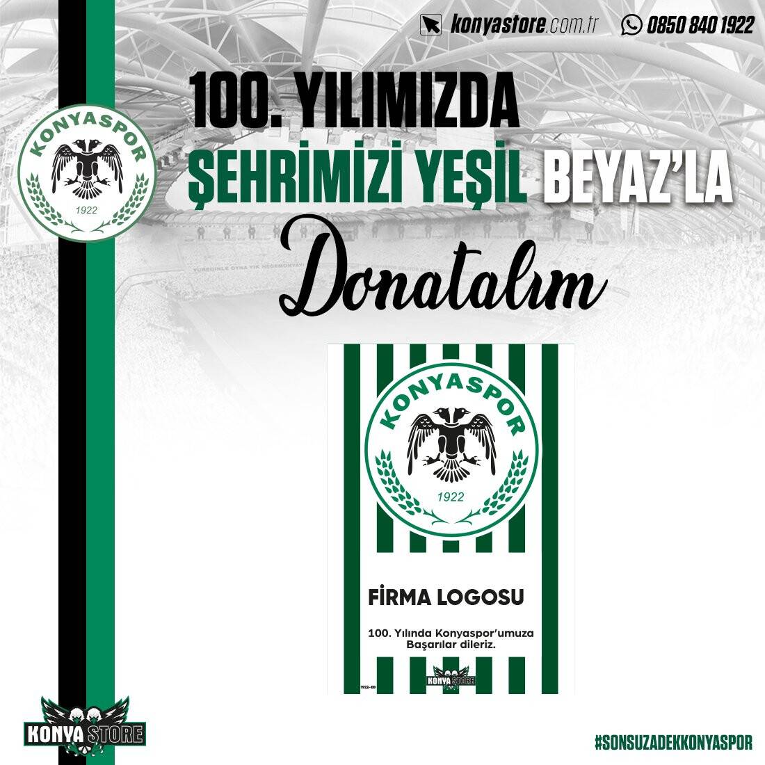 Konya’da bayraksız cadde ve sokak kalmasın