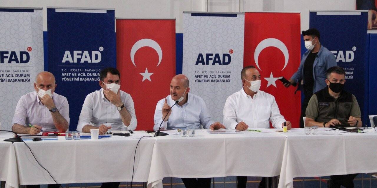 5 Bakan, yangınların son durumunu koordinasyon toplantısında ele alıyor