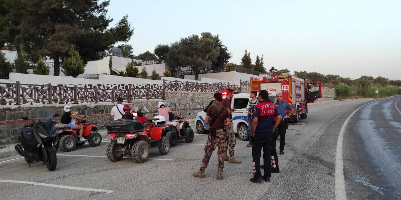 Araziden çıkan duman Özel Harekat polislerini harekete geçirdi