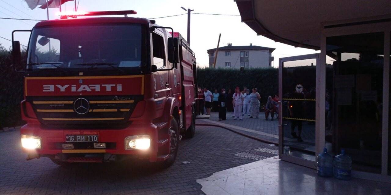 Rehabilitasyon merkezinde yangın paniği: Hastalar tahliye edildi