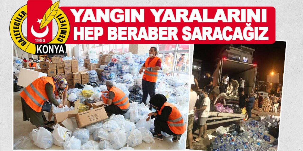Yangın yaralarını hep beraber saracağız