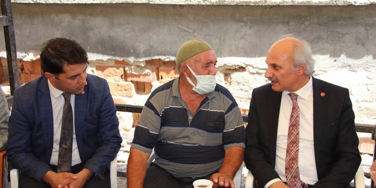 Saadet'ten taziye ziyareti