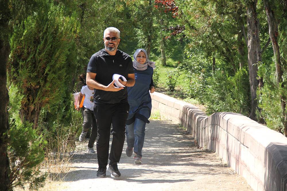 "Anne Baba Elele Oryantiring Koşusu" yapıldı