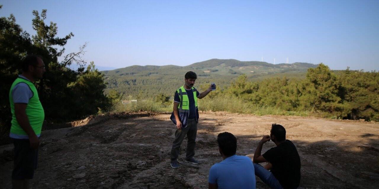 Köylü timlerin yangın nöbeti