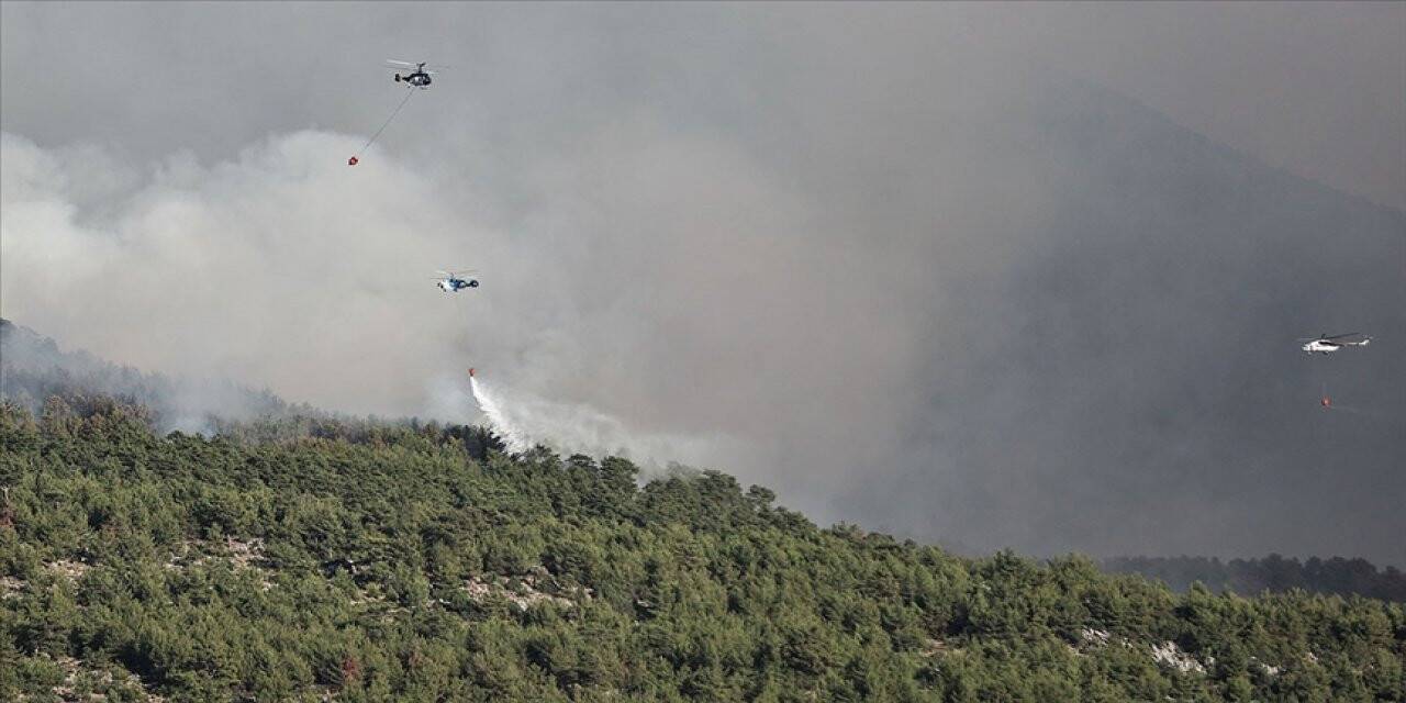 Türkiye'deki orman yangınlarına 6 ülkeden hava desteği geldi