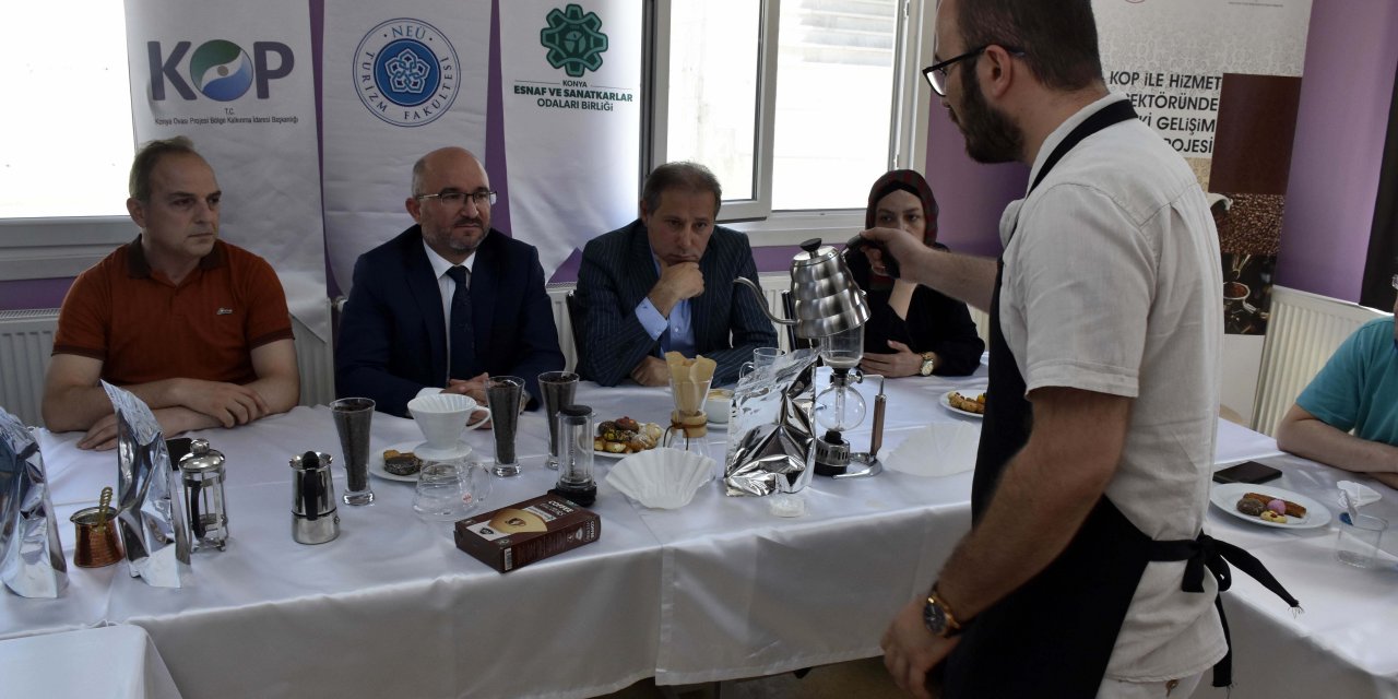 Türkiye'nin kahve uzmanları, KOP desteğiyle Konya'da yetişiyor