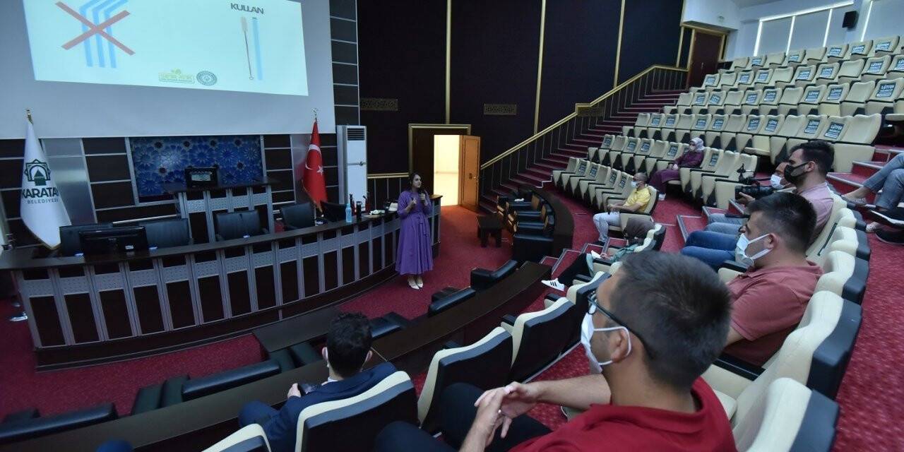Karatay Belediyesi'nden personele 'sıfır atık' eğitimi
