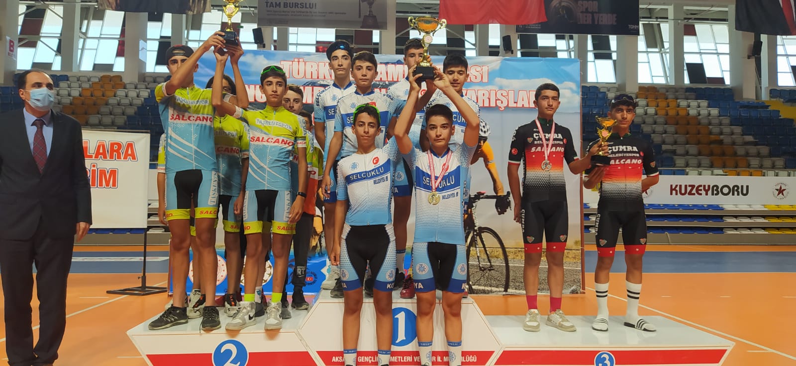 Selçuklu Belediyespor Kulübü Bisiklet Takımı Türkiye şampiyonu