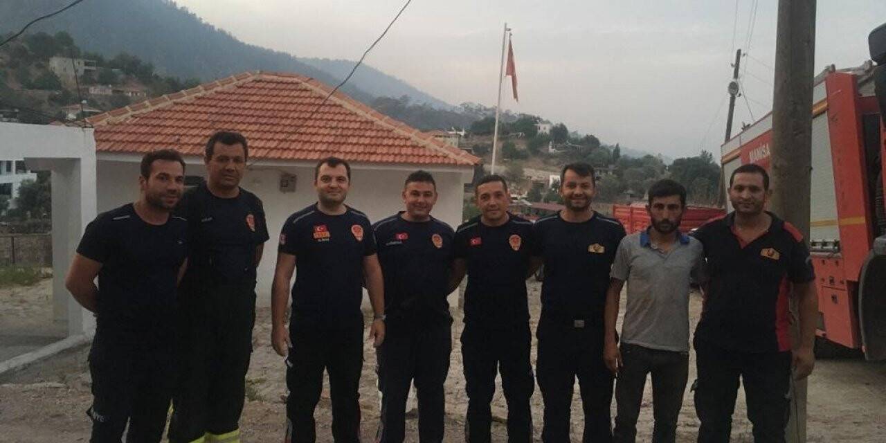 Muğla Akçakaya’dan Manisa itfaiyesine teşekkür