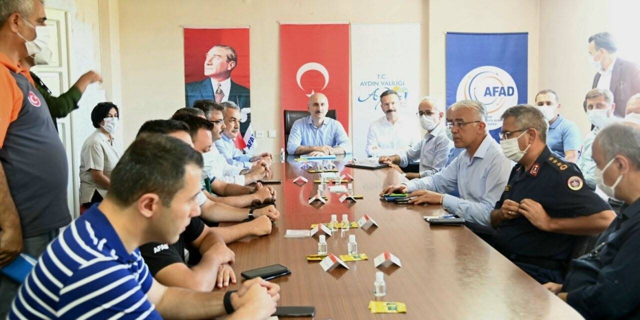 Bakan Karaismailoğlu: Çine’deki yangın kontrol altına alındı