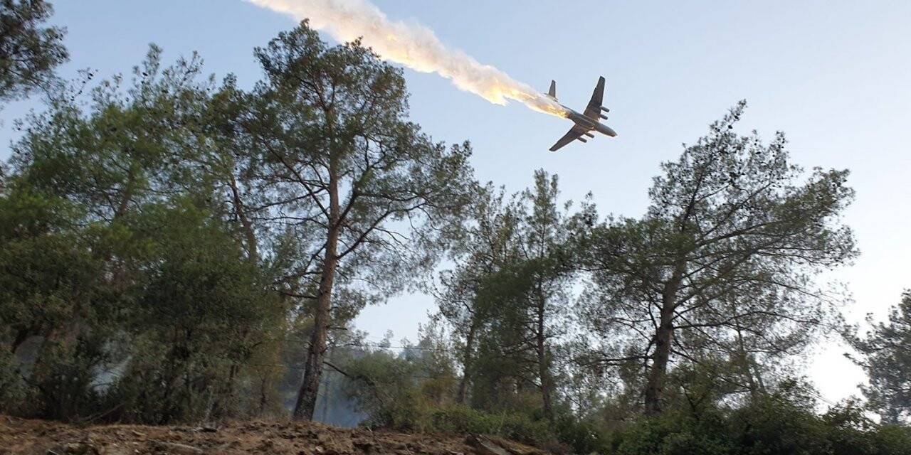 Bozdoğan’daki orman yangını sürüyor