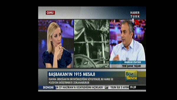 ESAYAN 1915 TAZİYESİNİ YORUMLADI