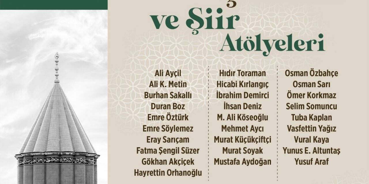 11. Mevlana Şiir Şöleni sanatseverleri Karatay’da buluşturacak