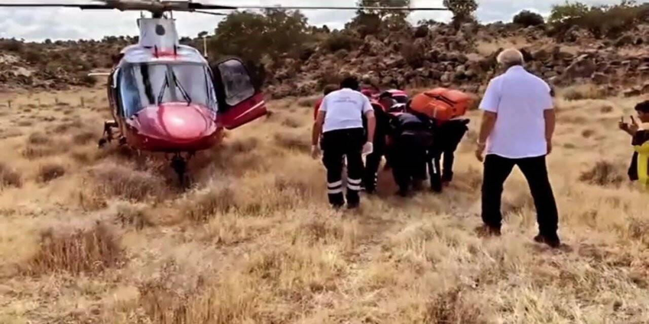 Aksaray’da Yamaç Paraşütü Türkiye Şampiyonası’nda paraşütçü düştü
