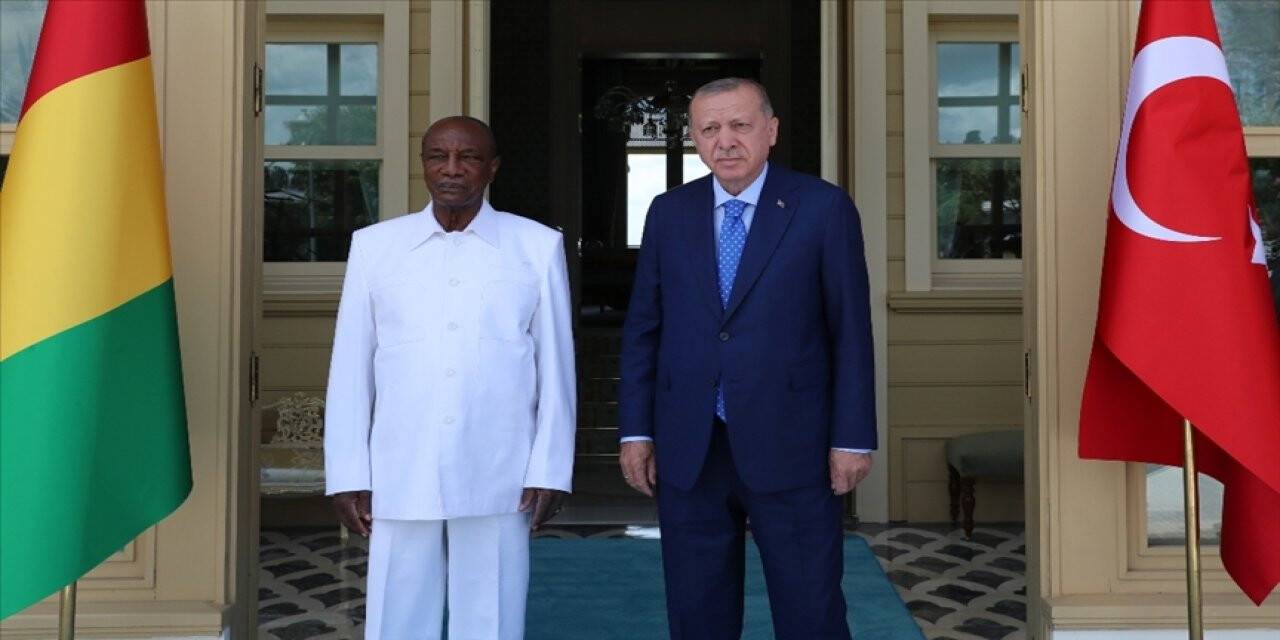 Cumhurbaşkanı Erdoğan, Gine Cumhurbaşkanı Conde ile görüştü
