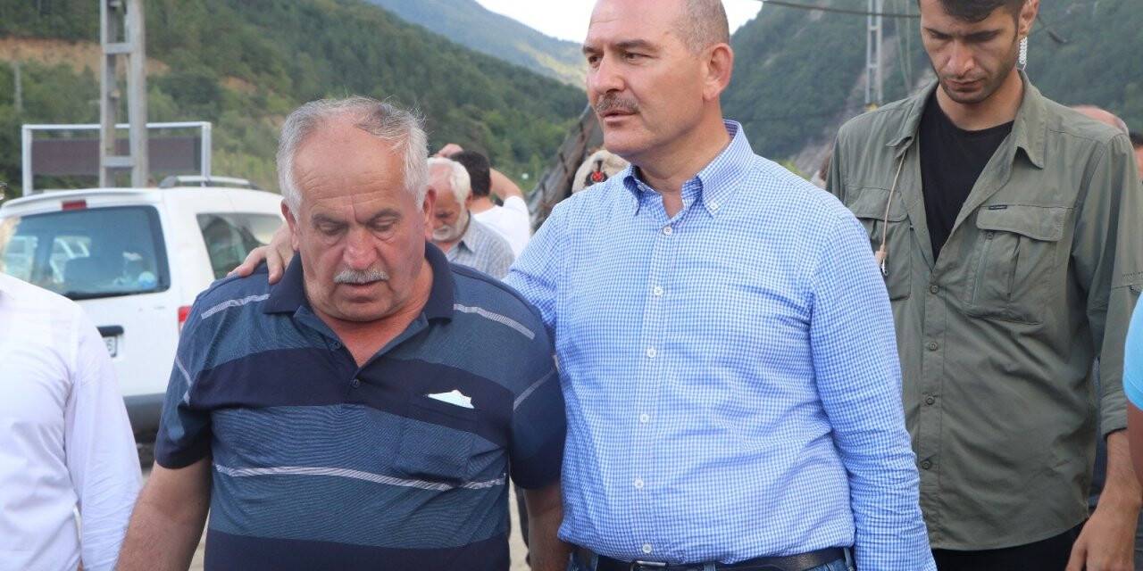 Bakan Soylu’dan selzedelere: Sonuna kadar yanınızdayız