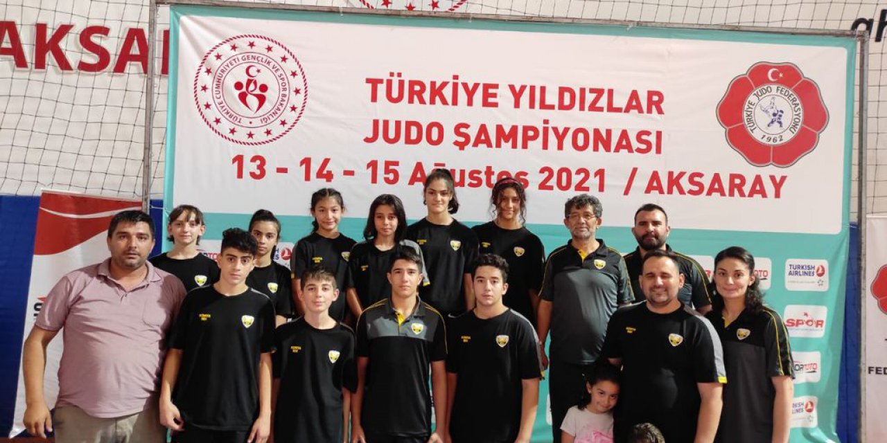 Konya Büyükşehir Belediyesporlu judoculardan 7 madalya
