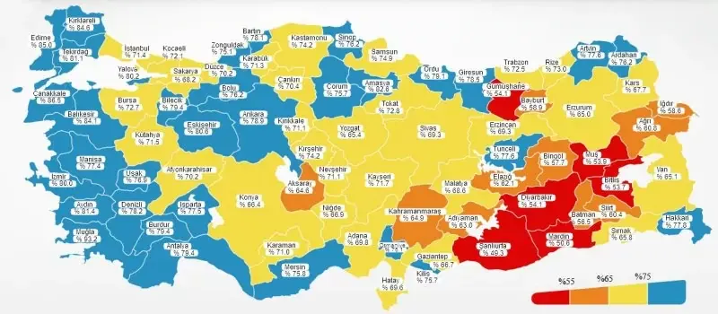 Koronavirüs risk haritası değişti! İki il daha mavi oldu