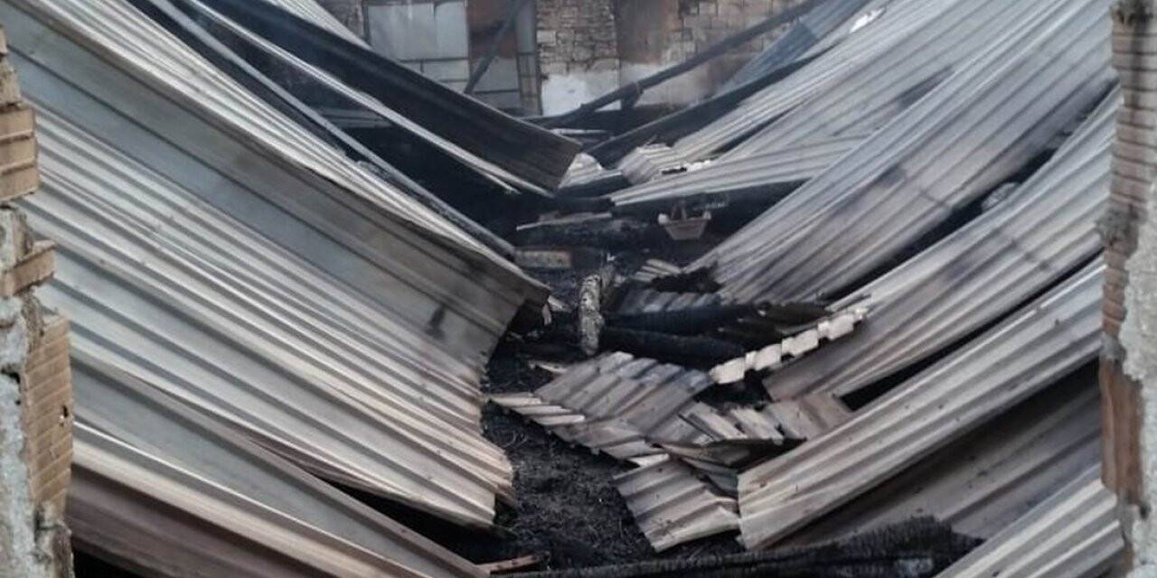 Konya'da besihanede yangın