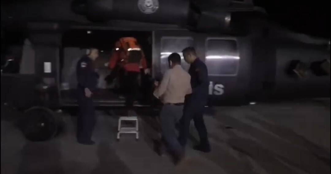 Polis helikopteri parmağı kopan bebek için havalandı