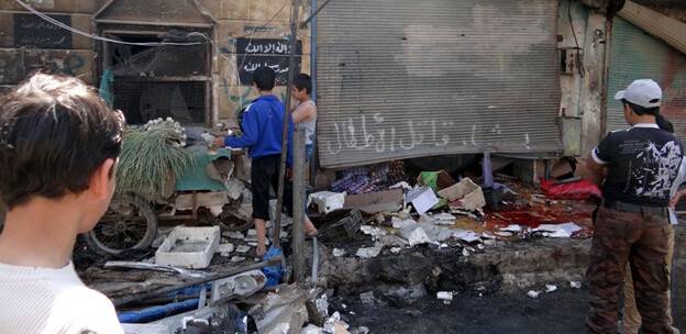 Pazar yeri kan gölüne döndü: 20 ölü!