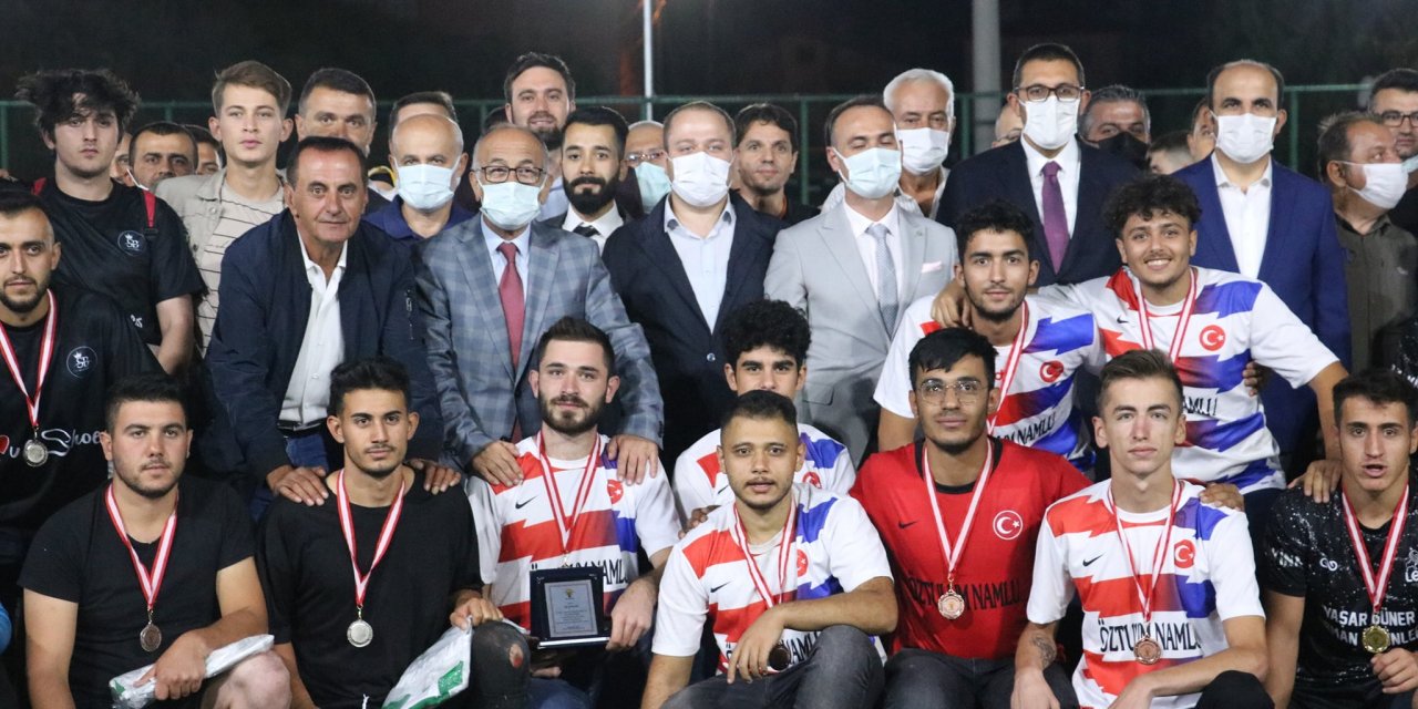 Geleneksel Gençler Arası Futbol Turnuvası sona erdi