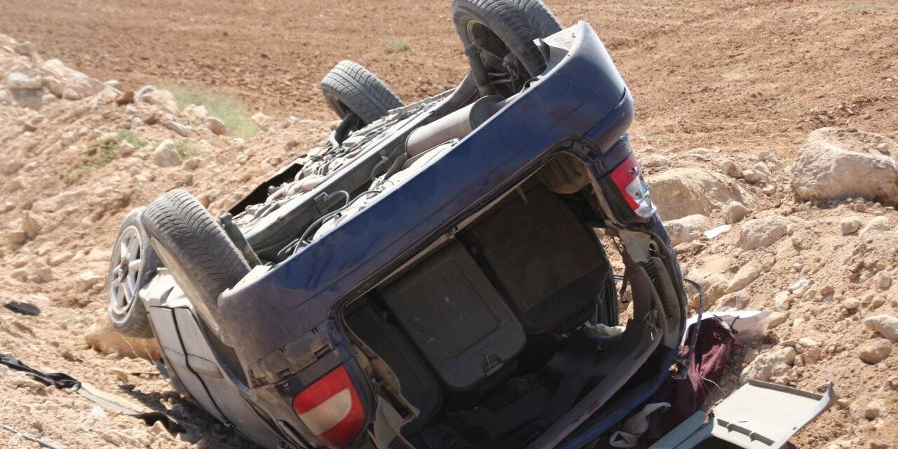 Konya’da otomobil takla attı: 4 yaralı