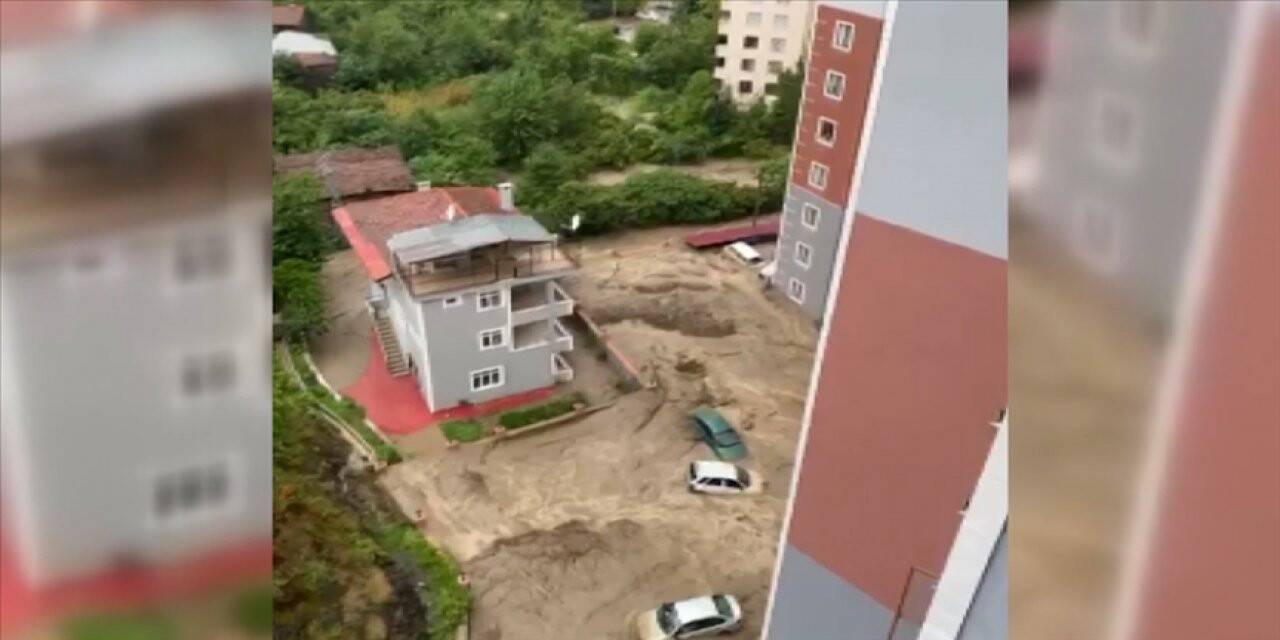 Bozkurt'ta yaşanan sel felaketi sırasında çekilen yeni görüntüler ortaya çıktı