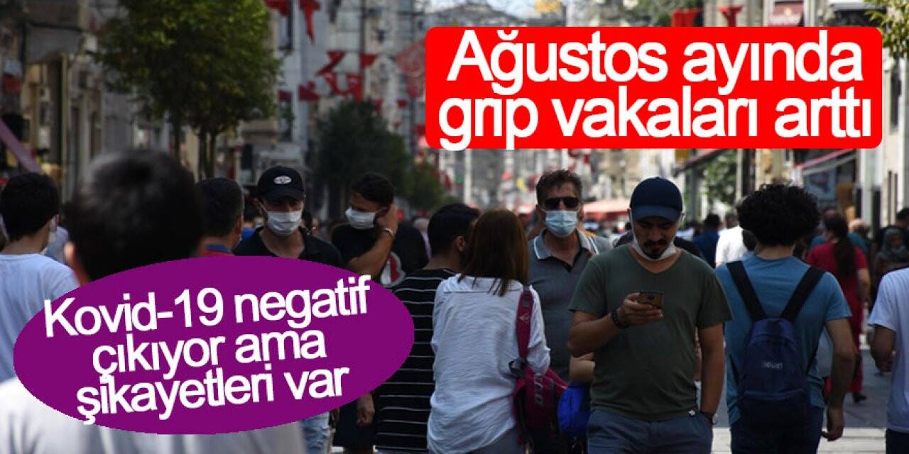 Maske kullanımının gevşemesi, ağustos ayında grip vakalarını tetikledi