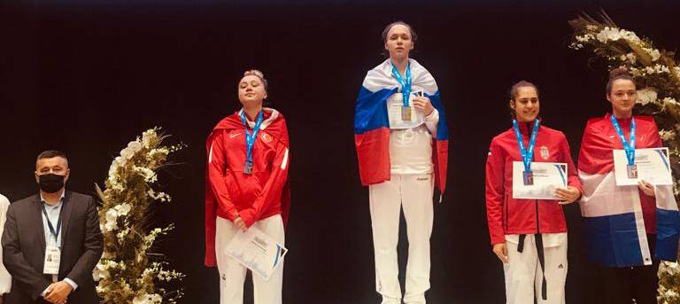 Selçuklu Belediyesporlu İkra Kayır Avrupa ikincisi