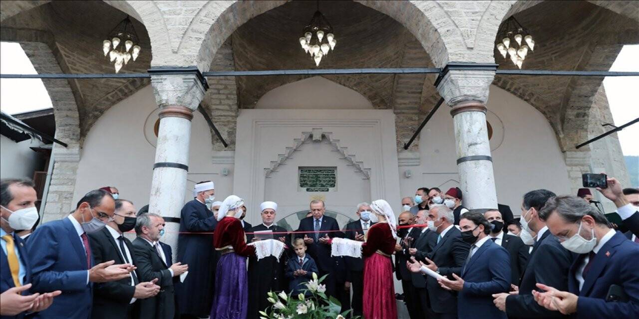 Cumhurbaşkanı Erdoğan Saraybosna’da Başçarşı Camii'nin açılışına katıldı
